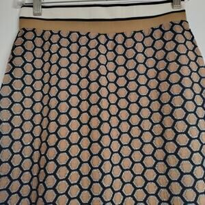GP&J Baker x H&M Metallic Pencil Skirt Womens S Dark Academia Luxury Chic Glam